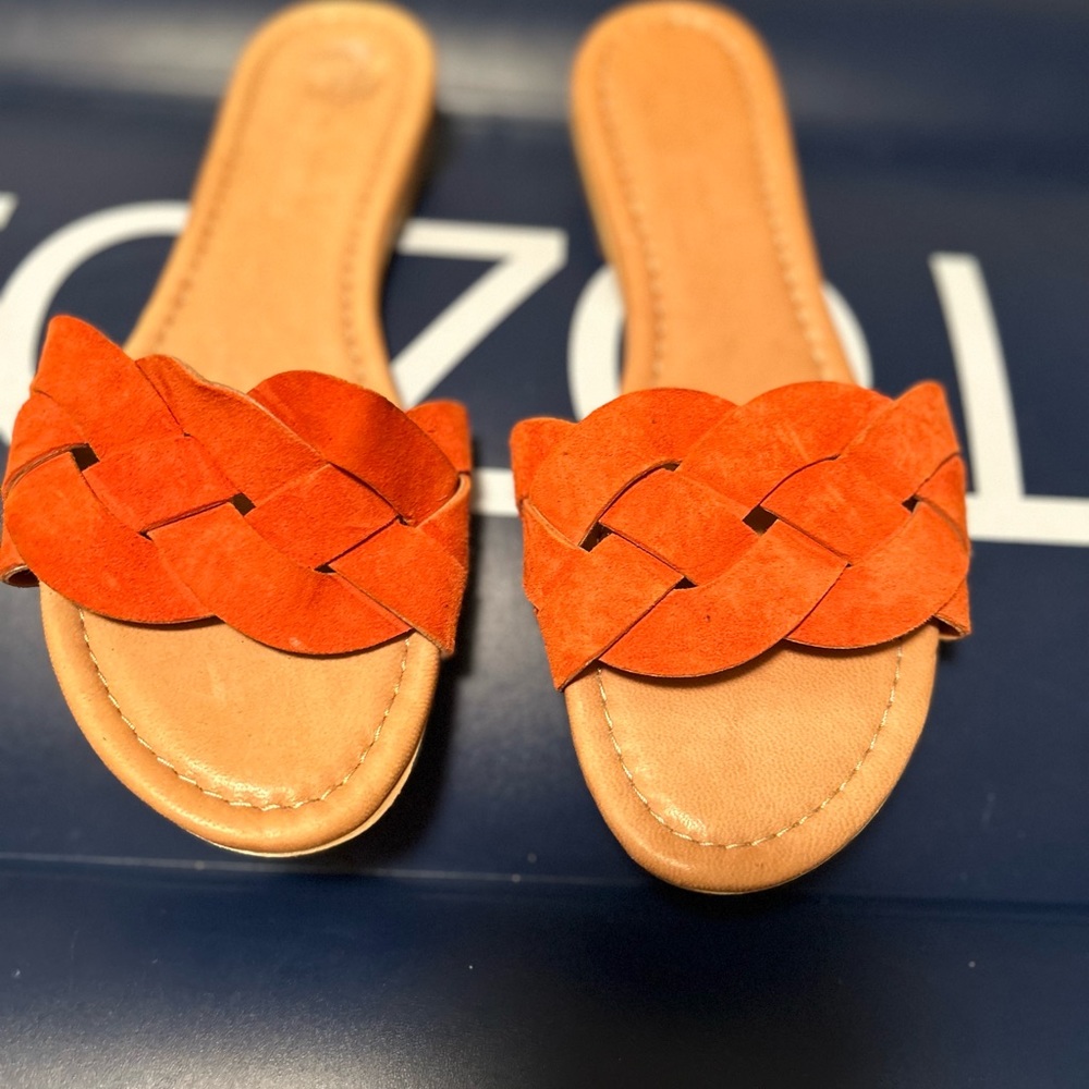 New orange flats 6.5